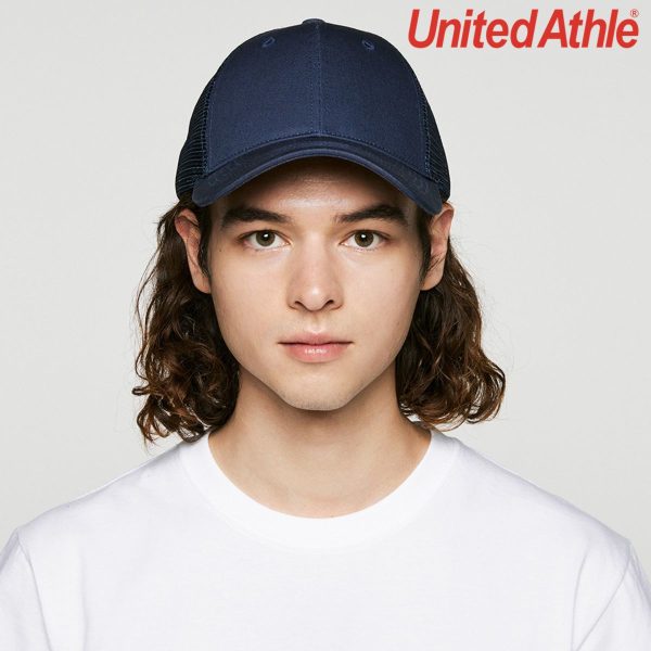 United Athle 9680-01 Cotton twill mesh cap