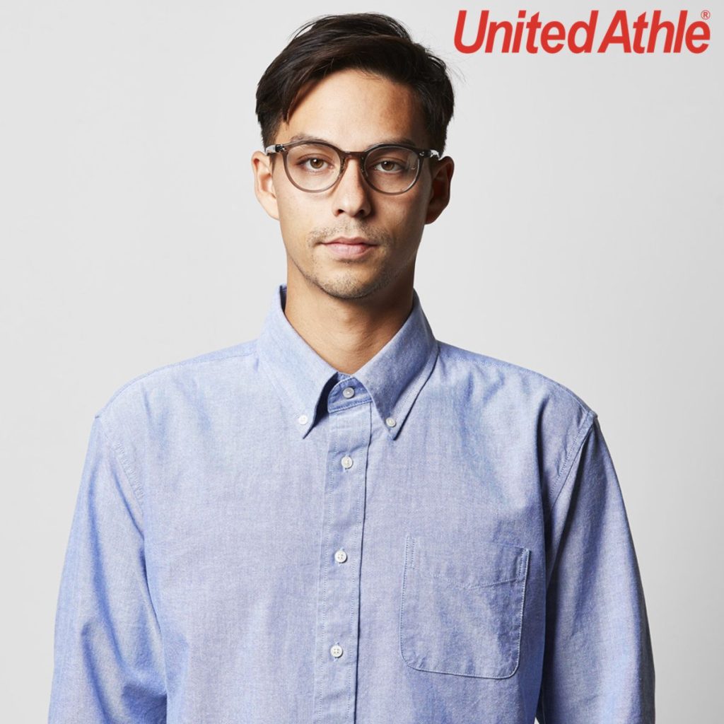 United Athle 1269 Oxford Button Down Long Sleeve Shirt