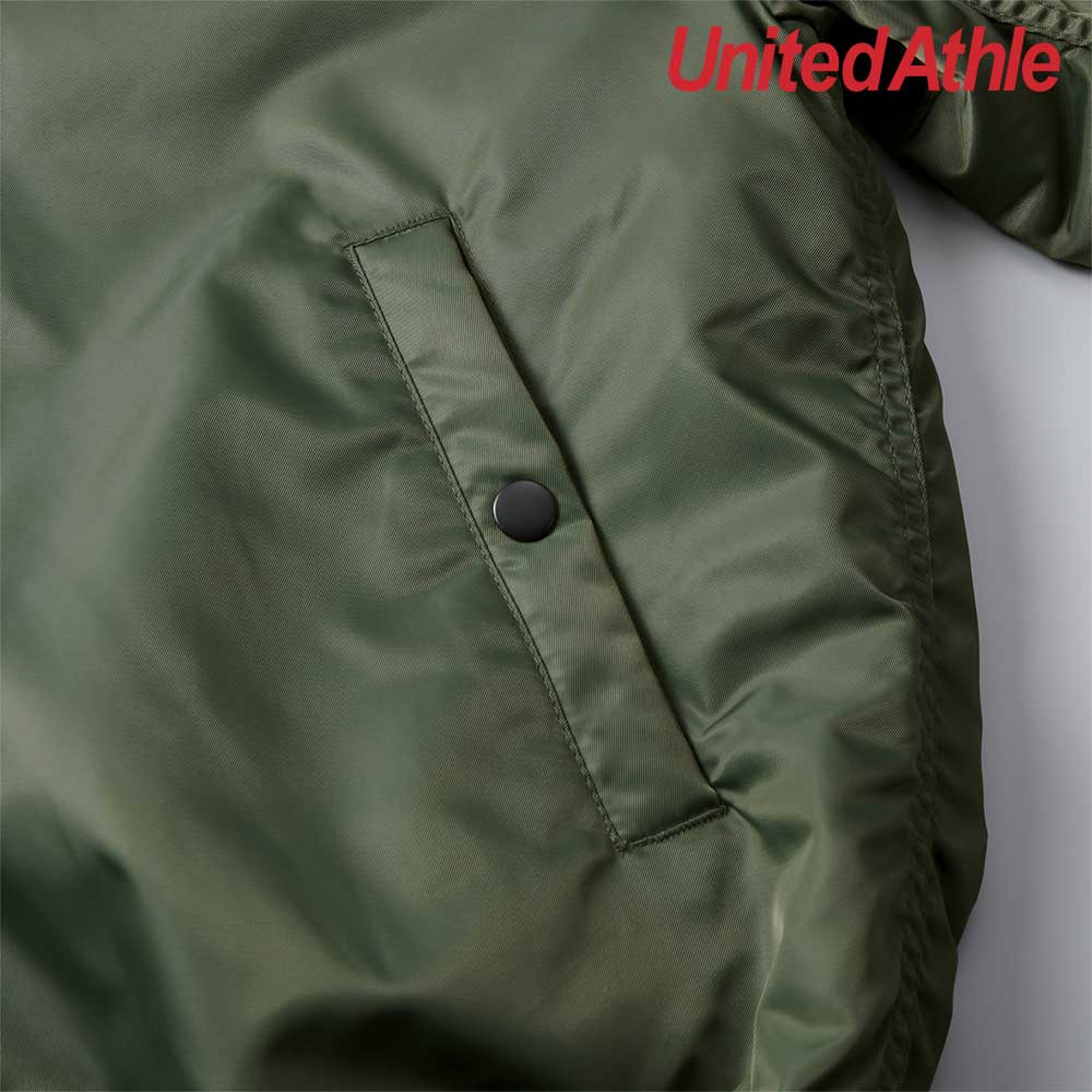 United Athle 7490-01 MA-1 Bomber Jacket - Military Green