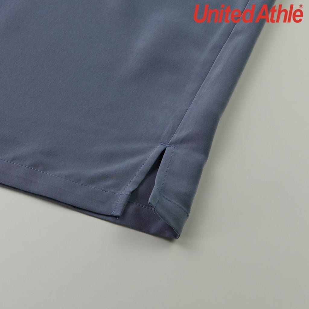 United Athle 1785-01 絲滑開襟襯衫