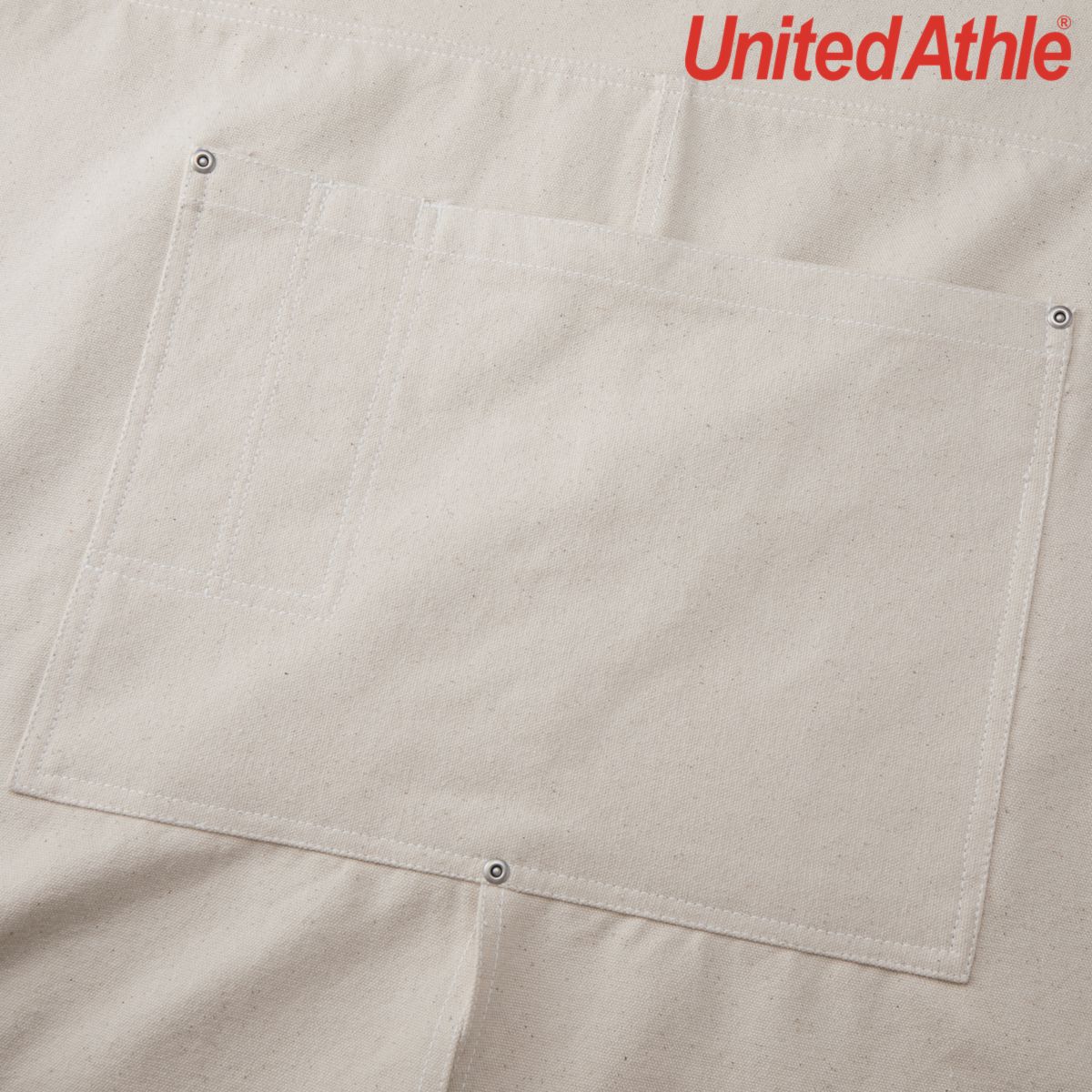 1384-01 Washed Canvas and Twill Apron (Cloth) 14 United Athle 1384-01 Washed Canvas and Twill Apron (Cloth)
