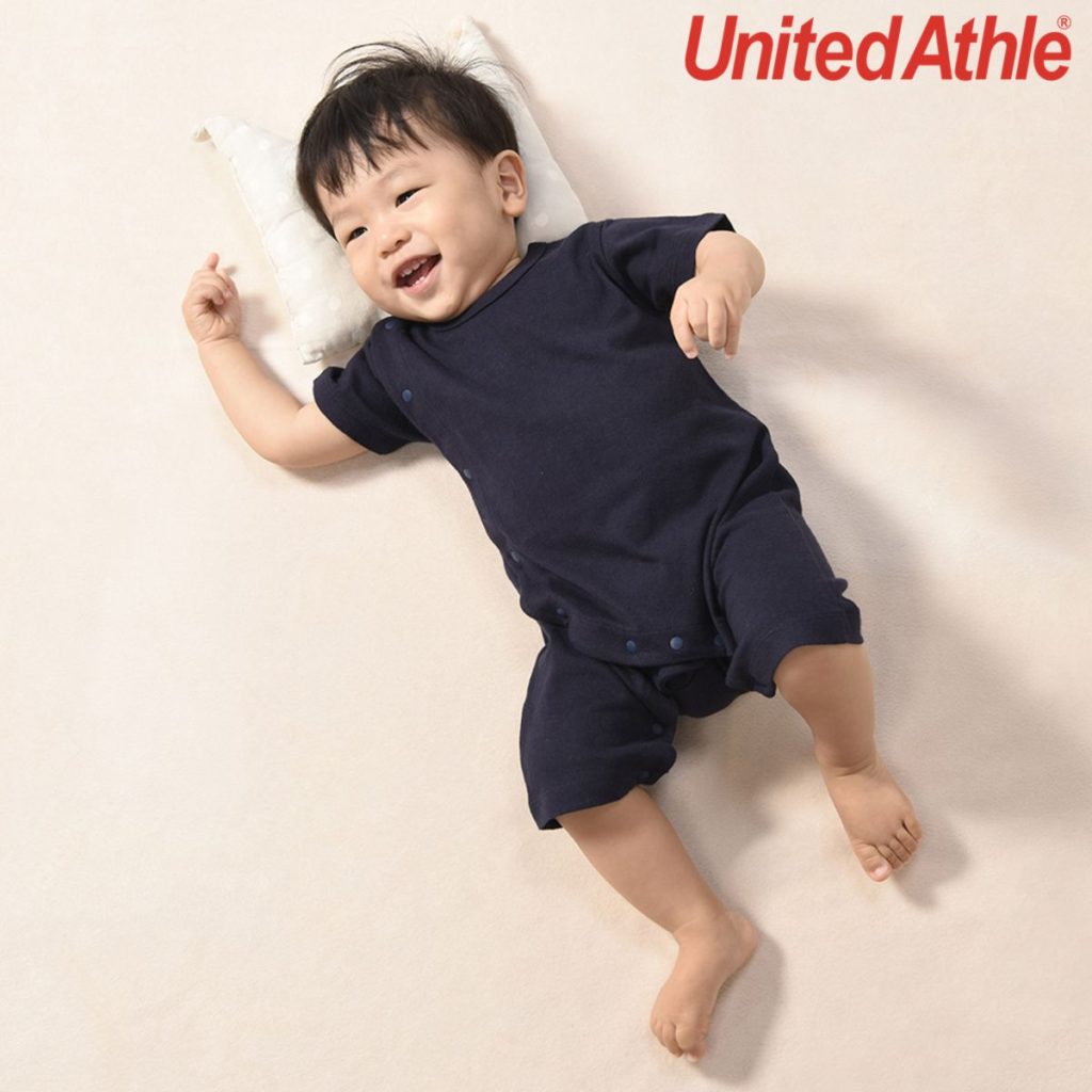 United Athle 5158-02 5.6oz Cotton ​Baby Romper