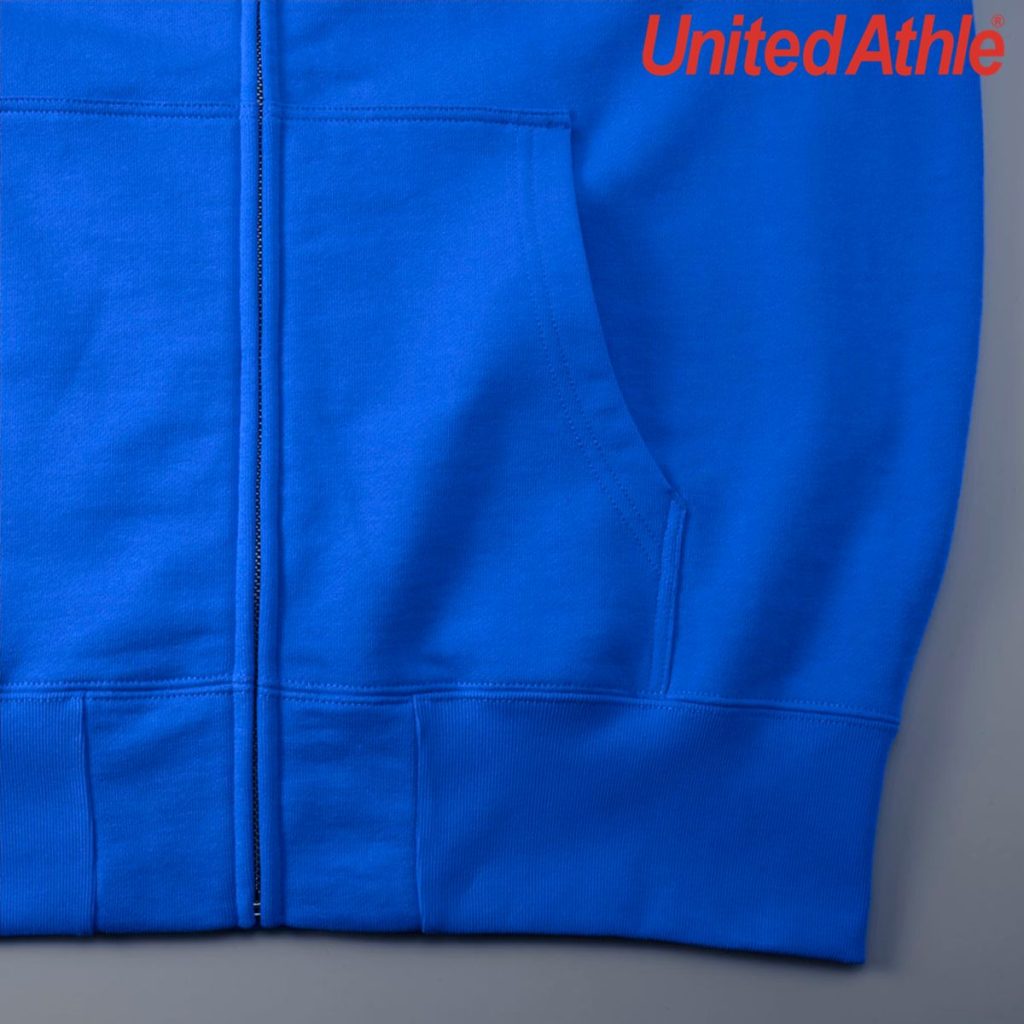 United Athle 5213-02 10.0oz Kids Cotton French Terry Full Zip Hoodie