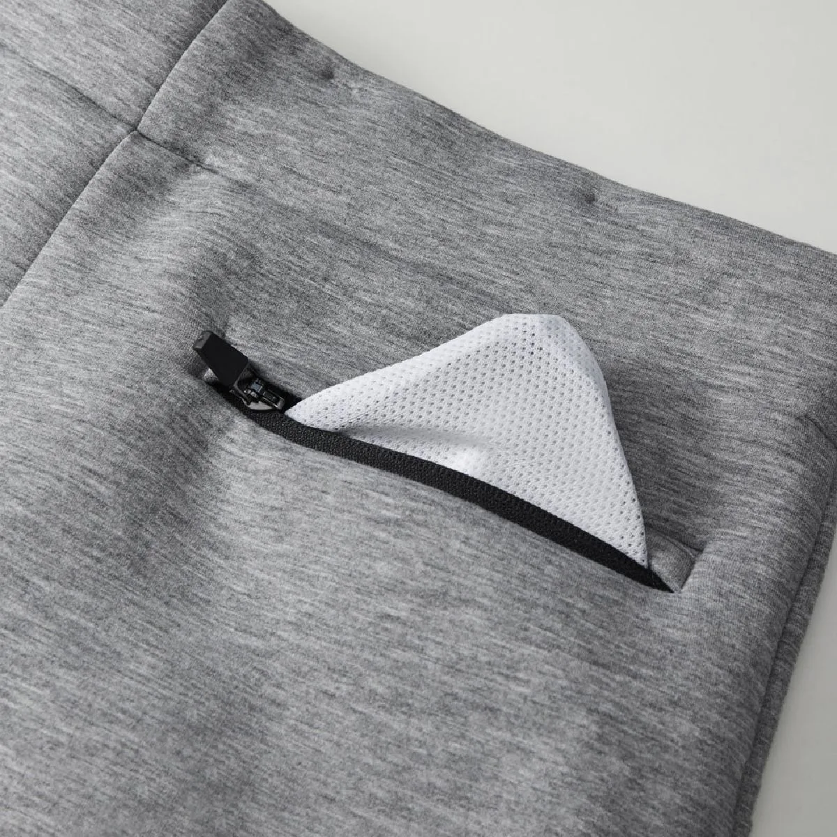Heather gray uses white mesh