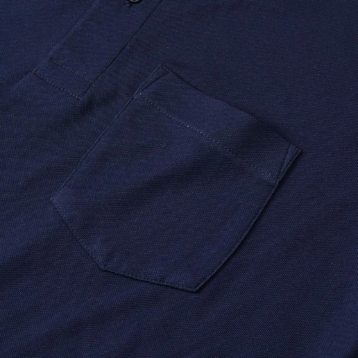 2023-01 4.7 oz Dry Kanoko Polyester Polo with Button-Down Collar & Pocket 9 With a convenient pocket on the left chest