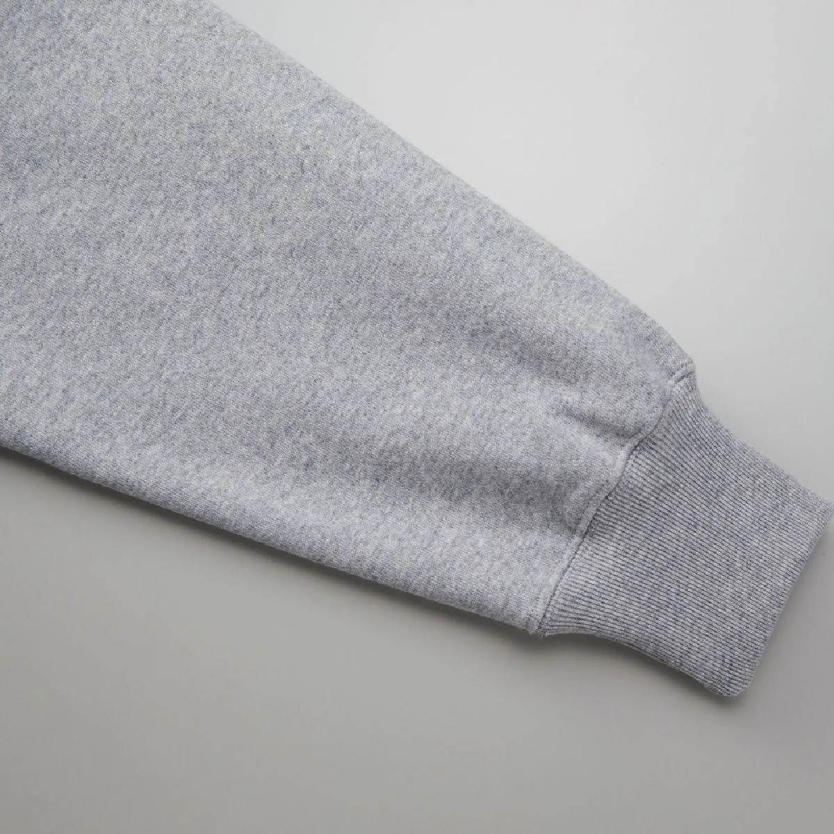 The cuffs and rib seam lines are durable double stitches