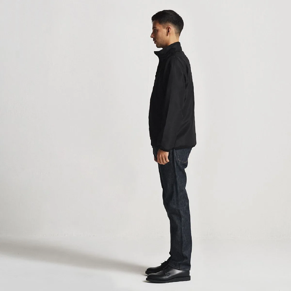 Height 182cm L size side silhouette