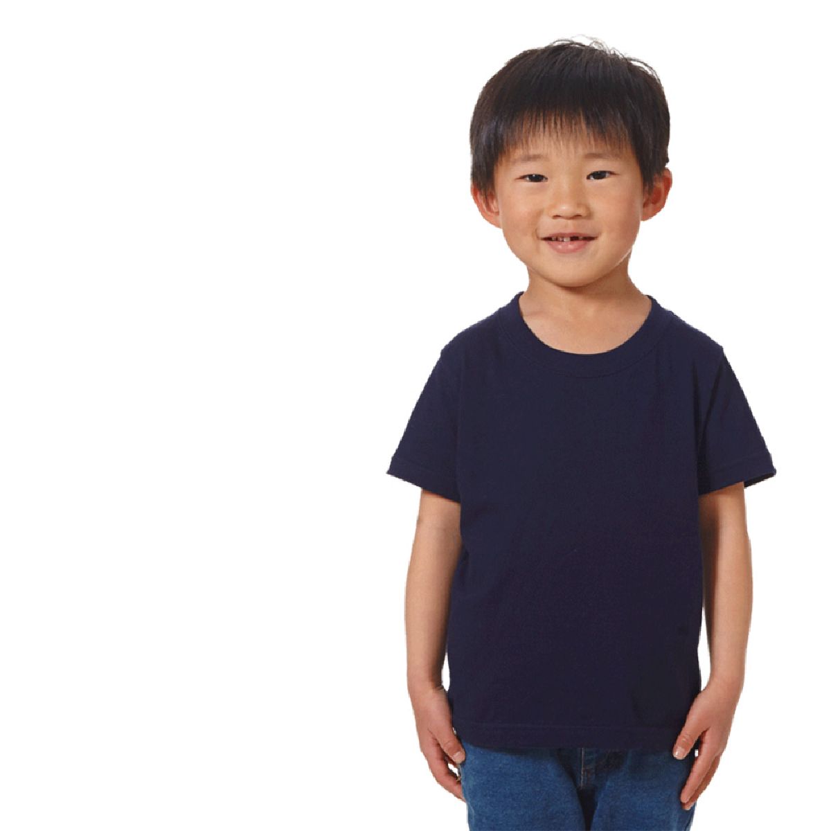 Height 103cm, Weight 15kg, Wearing size 100cm, 086. Navy.