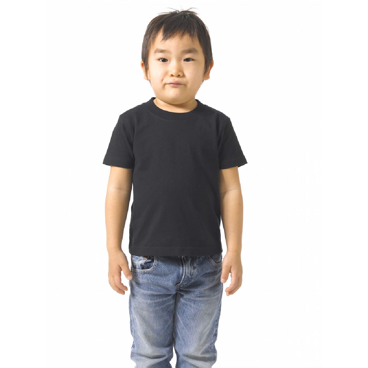 Height 108cm, Weight 18kg, Wearing size 110cm, 002. Black.