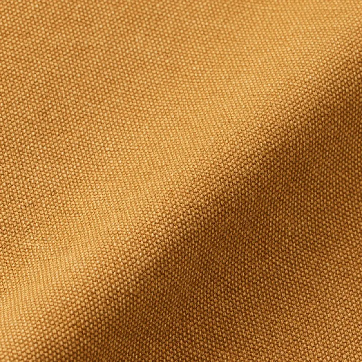 The duck canvas fabric, woven with thick threads at high density, is given a faded look and a moderately reduced stiffness through bio-stone processing, creating a texture that looks like it's been worn for many years.