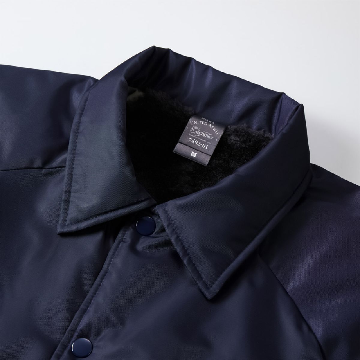 The neckline is designed to look flattering.